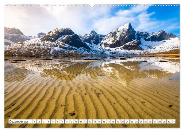 Produktbild: Lofoten - Eine Reise durch Nordnorwegen (Wandkalender 2026 DIN A2 quer), CALVENDO Monatskalender