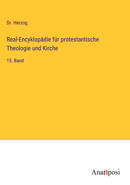 Produktbild: Real-Encyklop&auml;die f&uuml;r protestantische Theologie und Kirche