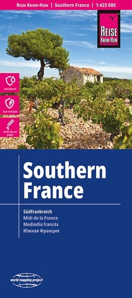 Produktbild: Reise Know-How Landkarte S&uuml;dfrankreich / Southern France (1:425.000)