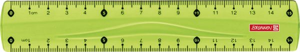 Produktbild: Brunnen Lineal 15cm kiwi