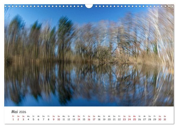 Produktbild: Abstrakte Naturerlebnisse - ICM (Intentional Camera Movement) Fotografie (Wandkalender 2026 DIN A3 quer), CALVENDO Monatskalender
