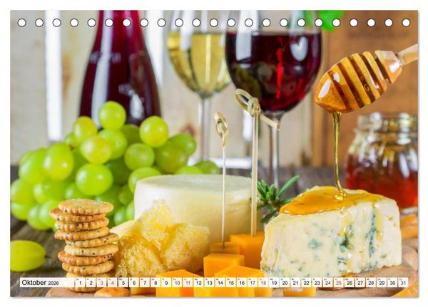 Produktbild: Bistronomie. Impressionen aus der gehobenen K&uuml;che (Tischkalender 2026 DIN A5 quer), CALVENDO Monatskalender