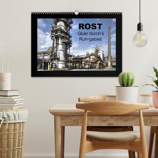 Produktbild: Rost - Quer durch's Ruhrgebiet (Wandkalender 2026 DIN A3 quer), CALVENDO Monatskalender