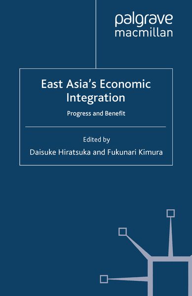 Produktbild: East Asia's Economic Integration