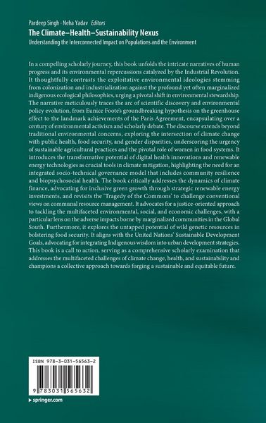 Produktbild: The Climate-Health-Sustainability Nexus