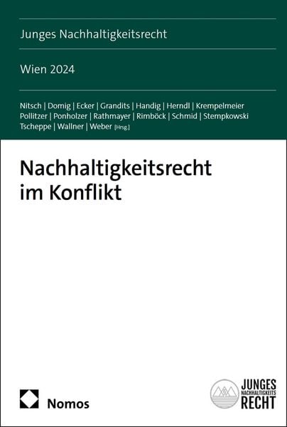 Produktbild: Nachhaltigkeitsrecht im Konflikt
