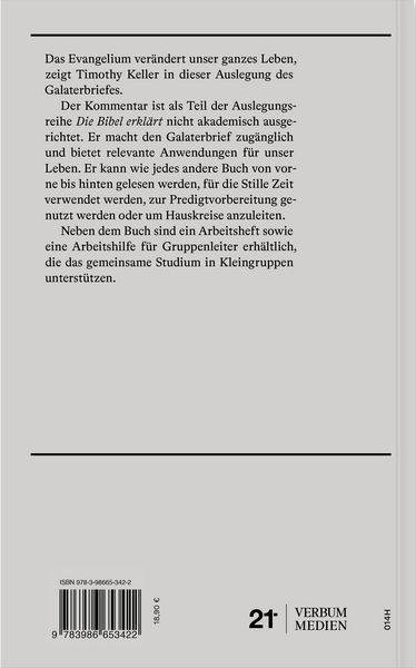 Produktbild: Galater | Kommentar (Die Bibel erkl&auml;rt)