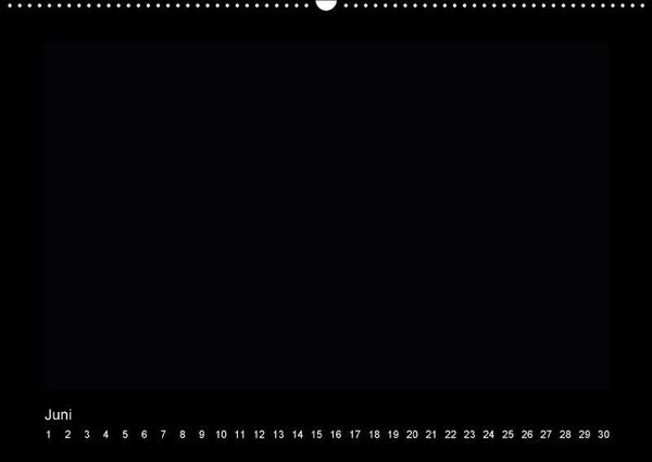 Produktbild: Geburtstags - Bastelkalender - Schwarz (Wandkalender immerw&auml;hrend DIN A2 quer)