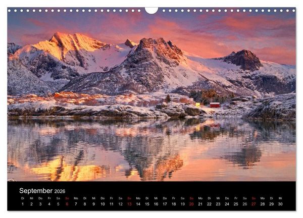 Produktbild: Norwegen (Wandkalender 2026 DIN A3 quer), CALVENDO Monatskalender