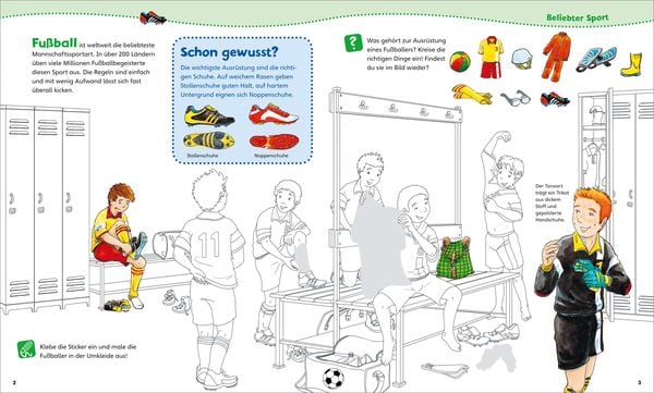 Produktbild: WAS IST WAS Junior Mitmach-Heft Fußball