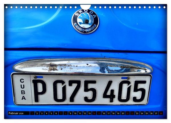 Produktbild: SKODA HITS - Oldtimer der CSSR in Kuba (Wandkalender 2026 DIN A4 quer), CALVENDO Monatskalender