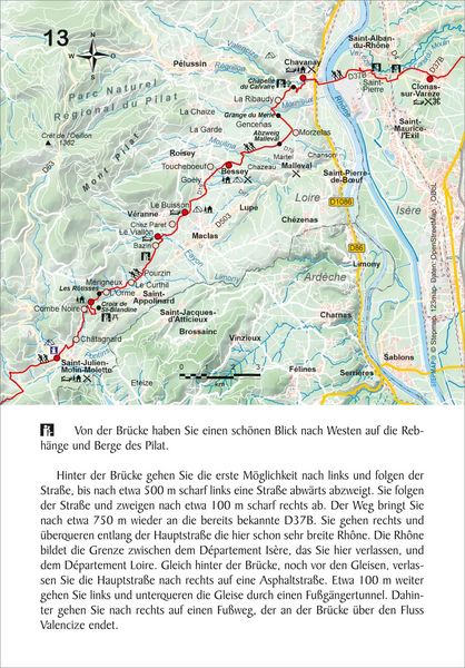 Produktbild: Frankreich: Jakobsweg Via Gebennensis von Genf nach Le Puy-en-Velay