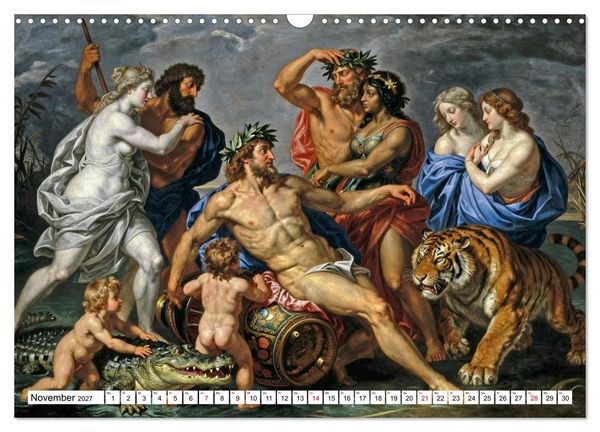Produktbild: Mythologische Geschichten in barocker Pracht (Wandkalender 2027 DIN A3 quer), CALVENDO Monatskalender