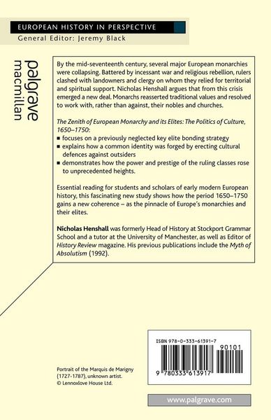 Produktbild: The Zenith of European Monarchy and its Elites