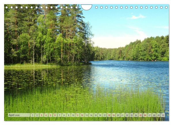 Produktbild: Helsinki und Umgebung - Eine Reise in den S&uuml;den Finnlands (Wandkalender 2026 DIN A4 quer), CALVENDO Monatskalender