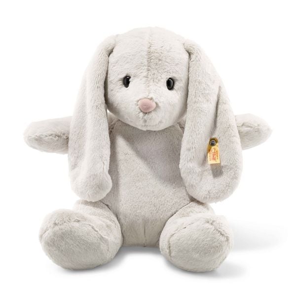Produktbild: Steiff 080487 - Hoppie Hase, hellgrau, Pl&uuml;sch, 38 cm