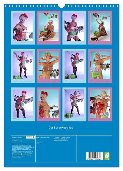 Produktbild: Der Schuhwaschtag (Wandkalender 2026 DIN A3 hoch), CALVENDO Monatskalender