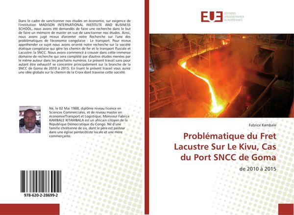 Produktbild: Probl&eacute;matique du Fret Lacustre Sur Le Kivu, Cas du Port SNCC de Goma