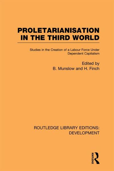 Produktbild: Proletarianisation in the Third World