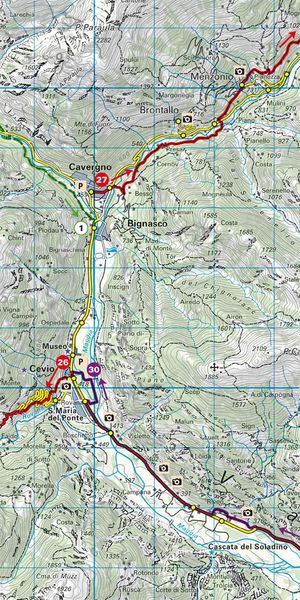 Produktbild: Maggia, Verzasca, Locarno-Ascona Touren-Wanderkarte Nr. 18