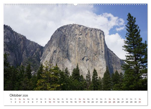 Produktbild: Yosemite - Nationalpark (hochwertiger Premium Wandkalender 2026 DIN A2 quer), Kunstdruck in Hochglanz