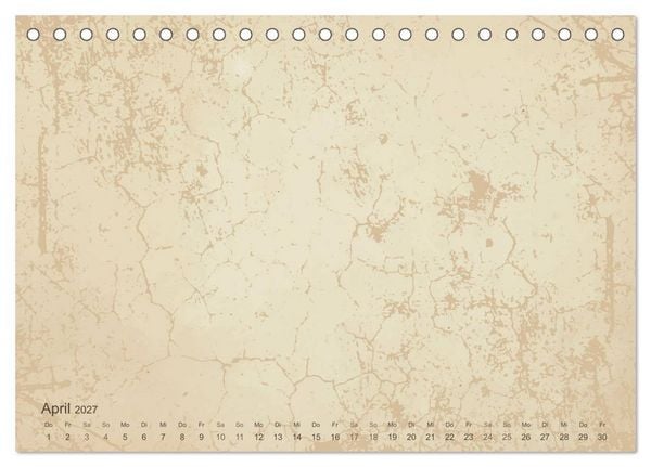 Produktbild: Vintage DIY Bastel-Kalender - Zum Selbstgestalten (Tischkalender 2027 DIN A5 quer), CALVENDO Monatskalender