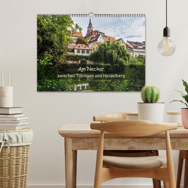 Produktbild: Am Neckar zwischen T&uuml;bingen und Heidelberg (Wandkalender 2026 DIN A3 quer), CALVENDO Monatskalender