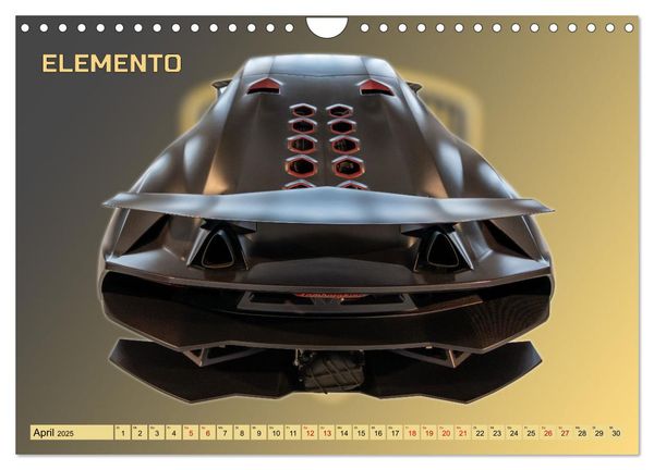 Produktbild: Ikonen der Automobilkunst (Wandkalender 2025 DIN A4 quer), CALVENDO Monatskalender