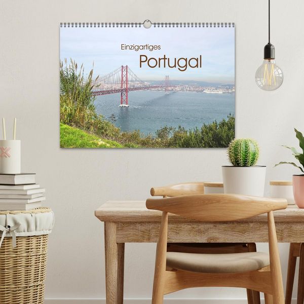 Produktbild: Einzigartiges Portugal (Wandkalender 2026 DIN A3 quer), CALVENDO Monatskalender