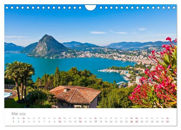 Produktbild: Reise durch die SCHWEIZ (Wandkalender 2026 DIN A4 quer), CALVENDO Monatskalender