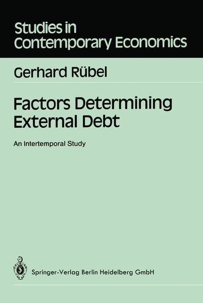 Produktbild: Factors Determining External Debt