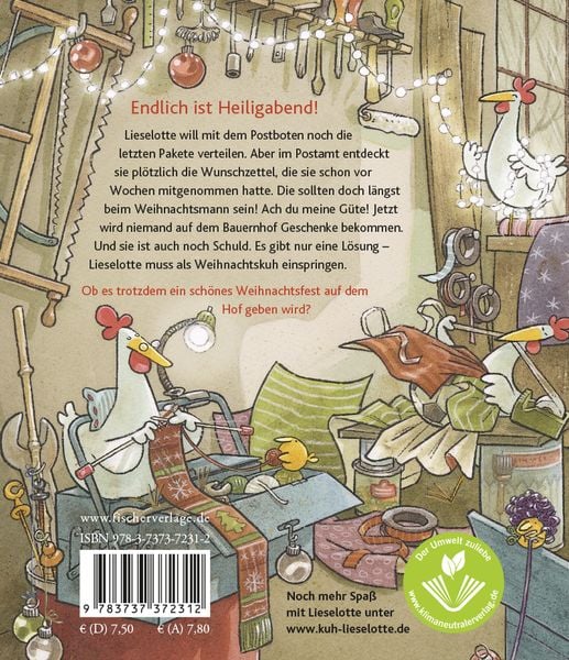 Produktbild: Lieselotte Weihnachtskuh Mini