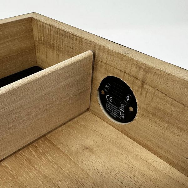 Produktbild: TFA Dostmann Humidore Thermo-/Hygrometer Silber 30.5056.54