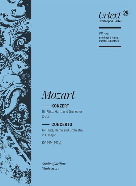 Produktbild: Mozart, W: Konzert f&uuml;r Fl&ouml;te, Harfe und Orchester C-Dur KV 2