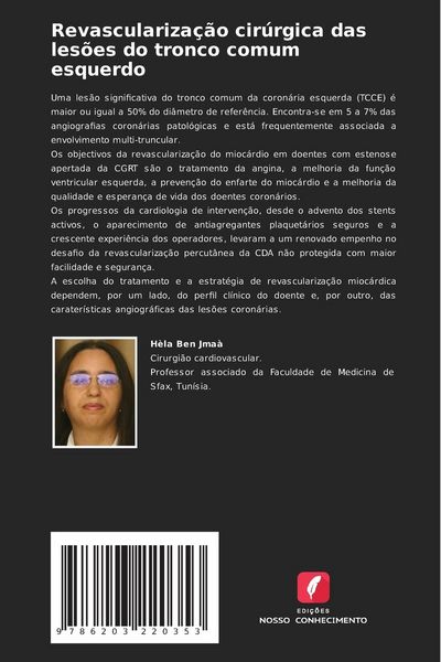 Produktbild: Revasculariza&ccedil;&atilde;o cir&uacute;rgica das les&otilde;es do tronco comum esquerdo