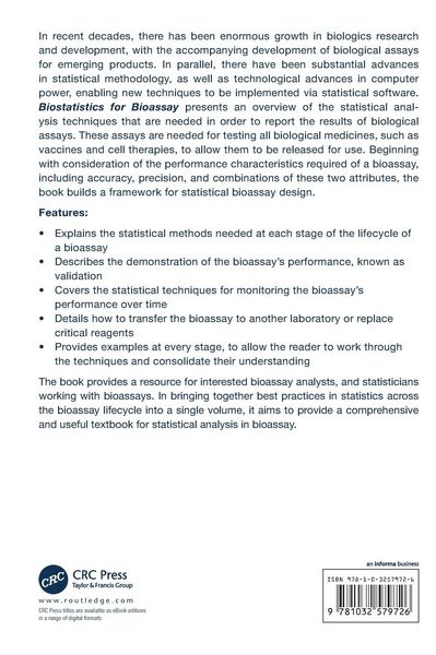 Produktbild: Biostatistics for Bioassay