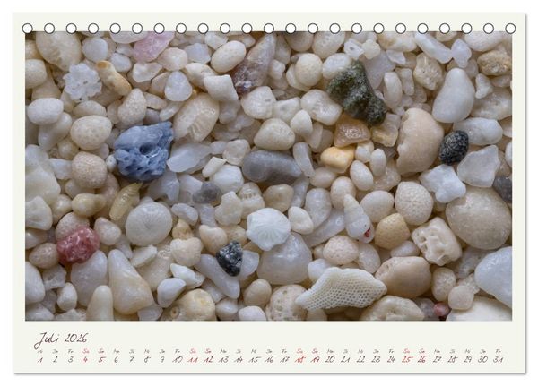 Produktbild: Abenteuer Mikrofotografie Sand (Tischkalender 2026 DIN A5 quer), CALVENDO Monatskalender