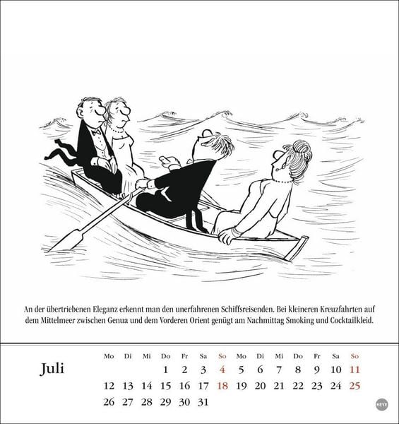 Produktbild: Loriot Postkartenkalender 2027