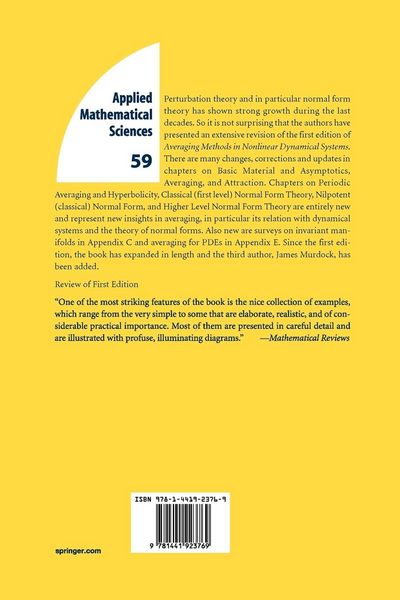 Produktbild: Averaging Methods in Nonlinear Dynamical Systems