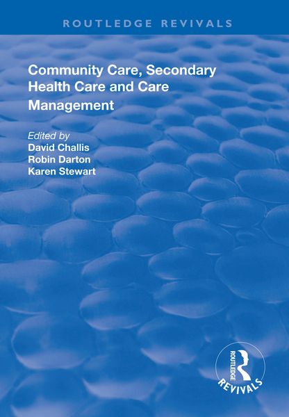 Produktbild: Community Care, Secondary Health Care and Care Management