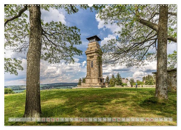 Produktbild: Vogtland - Farben einer Landschaft (Wandkalender 2026 DIN A2 quer), CALVENDO Monatskalender
