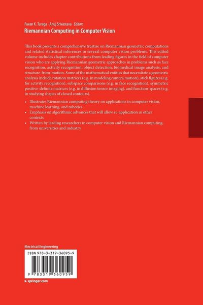 Produktbild: Riemannian Computing in Computer Vision