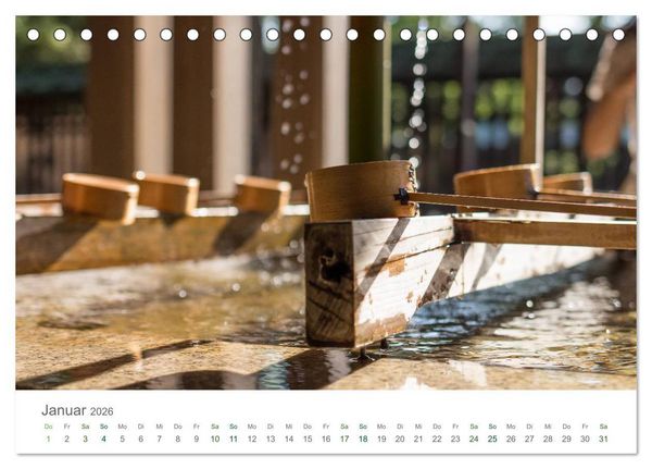 Produktbild: Japan - Orte der Stille (Tischkalender 2026 DIN A5 quer), CALVENDO Monatskalender