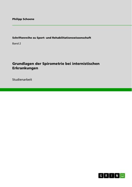 Produktbild: Grundlagen der Spirometrie bei internistischen Erkrankungen