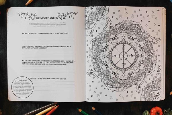 Modern Witch Tarot - Coloring Book
