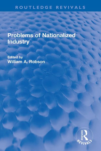 Produktbild: Problems of Nationalized Industry