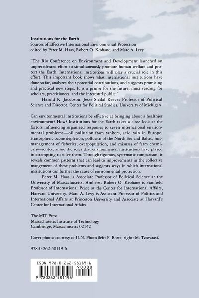 Produktbild: Institutions for the Earth