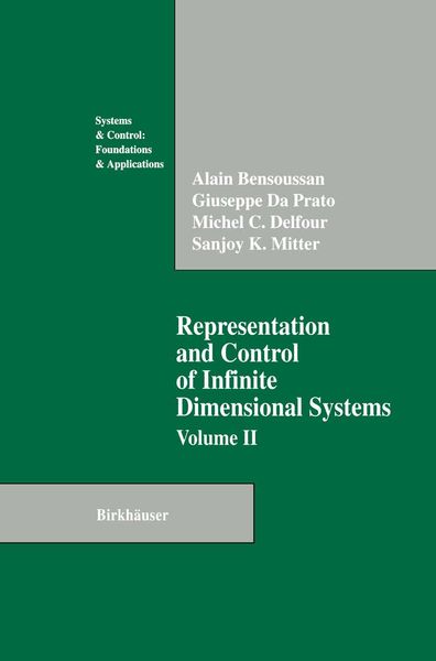 Produktbild: Representation and Control of Infinite Dimensional Systems