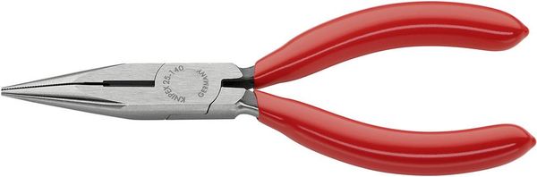 Produktbild: Knipex 25 01 140 Elektronik- u. Feinmechanik Flachrundzange Gerade Vanadium Elektrostahl 140mm