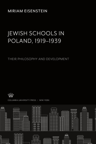 Produktbild: Jewish Schools in Poland, 1919-39